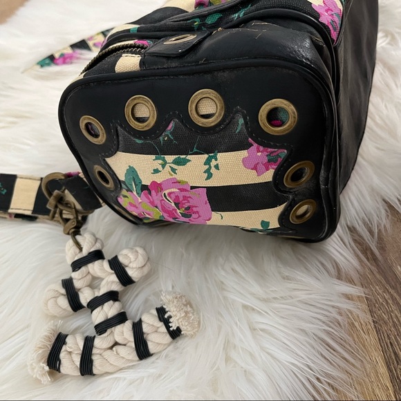 Vintage Betsey Johnson Anchor Floral Bag - Picture 12 of 13